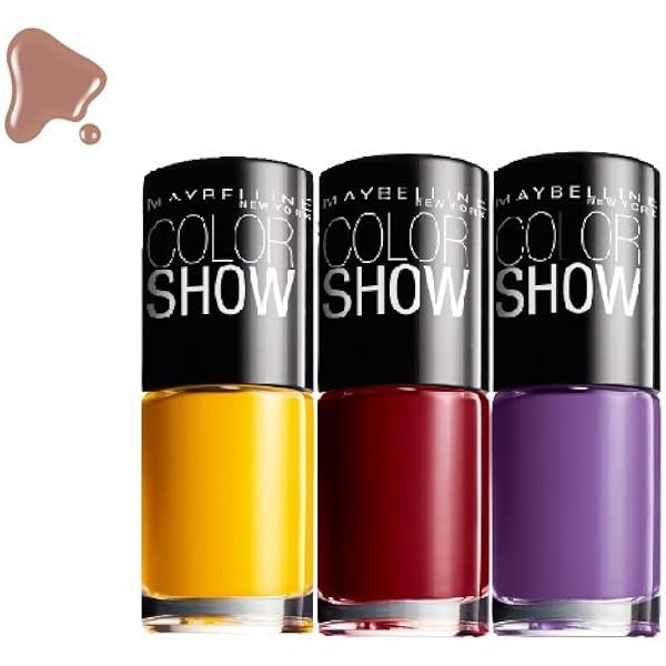 Amazon | メイベリン カラー ショー ネイル ポルカ ドット 500